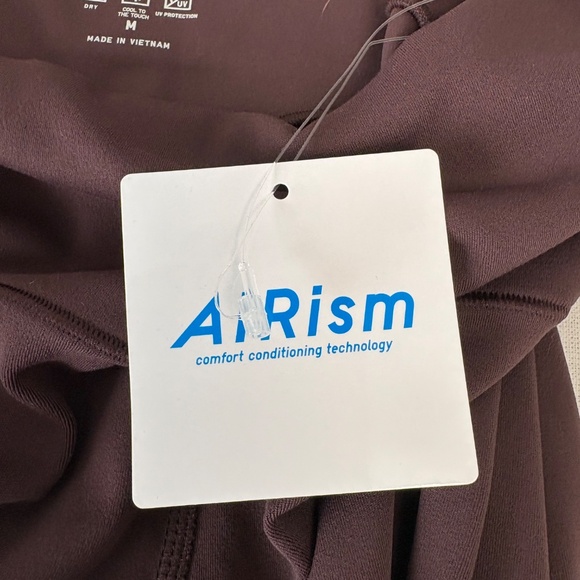 NWT Uniqlo AIRism Flare Pants Chocolate Brown- M - Picture 3 of 12